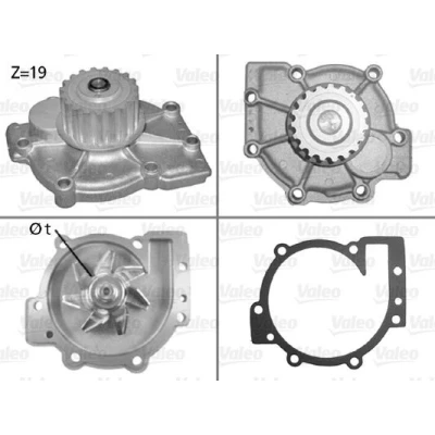 Bilde av VALEO 506325 Vannpumpe med tetning deksel VOLVO: V70 2, 3, XC90 I, FORD: KUGA 1, MONDEO 4 Turnier, S Max Mk1