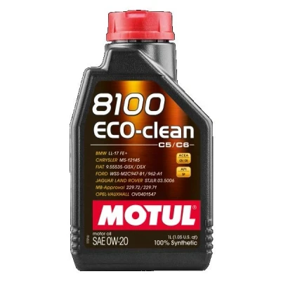 Bilde av Motul ECO CLEAN 0W 20 1l Motorolje 108813 BMW: 3 Touring, Sedan, 1 Hatchback, MAZDA: CX 5 I, 6 Stasjonsvogn, Hatchback
