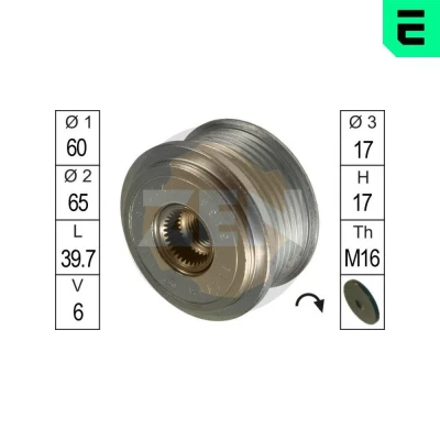 Bilde av ERA ZN5438 Frihjul Dynamo