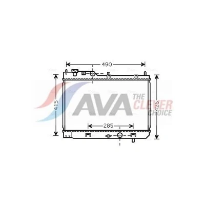 Bilde av Radiator, motorkjøling mazda OE B36615200A, B61S 15 200 E, 200A