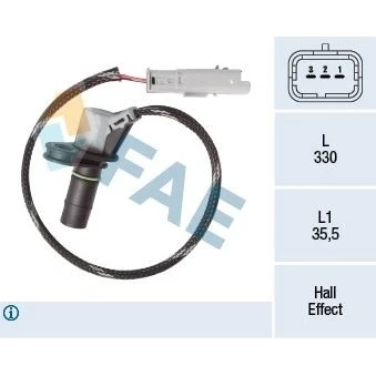 Bilde av turtallsensor, girboks FAE 79464
