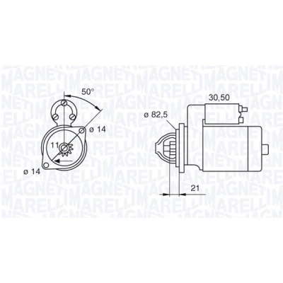 Bilde av Starter MAGNETI MARELLI 063207138010