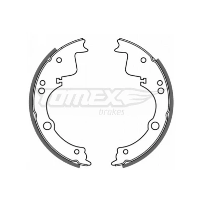 Bilde av TOMEX brakes TX 21 40 Bremsesko bakaksel 254 89 IVECO: DAILY 1