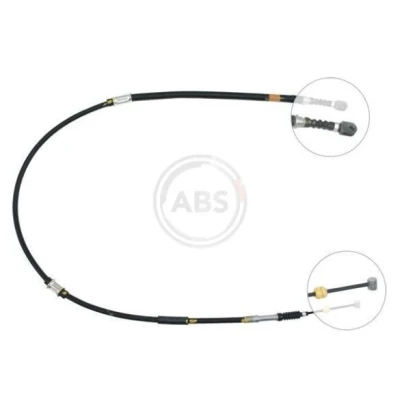 Bilde av A.B.S. K16688 Bremsekabel 1457 Skivebrems for høyre/venstre ratt TOYOTA: Corolla VIII Liftback, VII Compact