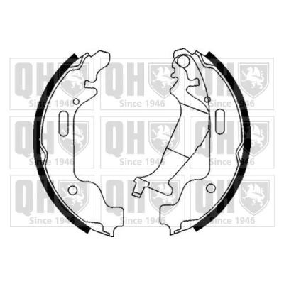 Bilde av QUINTON HAZELL BS1112 Bremsesko 180 26 OPEL: Agila A