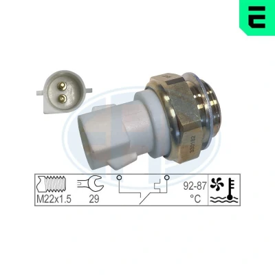 Bilde av Temperaturbryter, radiator ventilator, ford, 1646398, 6146107, 6146110, 6168439, 6169111, 6169112, 6169113, 6496665, 7001608, 85AB 8B607