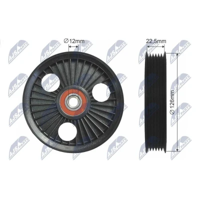 Bilde av Løpehjul, kilerem, chrysler,dodge,jeep,plymouth, 4483221, 53013366AA, K04483221, K53013366AA