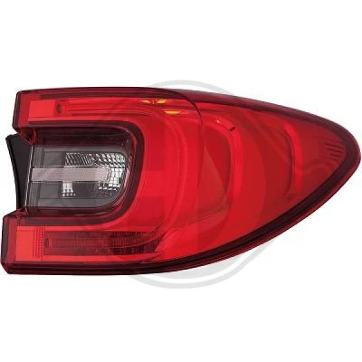 Bilde av DIEDERICHS 4446090 Baklykter høyre ytre del PY21W, LED