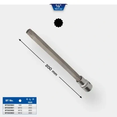 Bilde av KS TOOLS BT022962 Pipenøkkelinnsats M12 utvendig polygonhode
