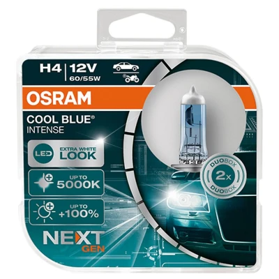 Bilde av OSRAM 64193CBN HCB Lyspære, fjernlys H4 12V 60/55W 5000K Halogen VOLKSWAGEN: Multivan 5 (7HM, CADDY 4 Kasten, Transporter 5, JEEP: Renegade SUV
