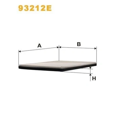 Bilde av WIX FILTERS 93212E Kupéfilter Partikkelfilter 322 235 26