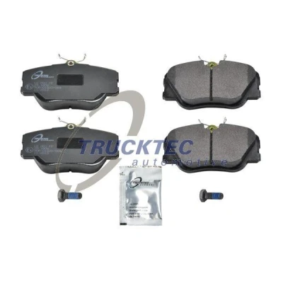 Bilde av TRUCKTEC AUTOMOTIVE 02.35.113 Bremseklosser framaksel klargjort for slitasjeindikator MERCEDES BENZ: W124 Sedan, E Klasse T modell, Stasjonsvogn