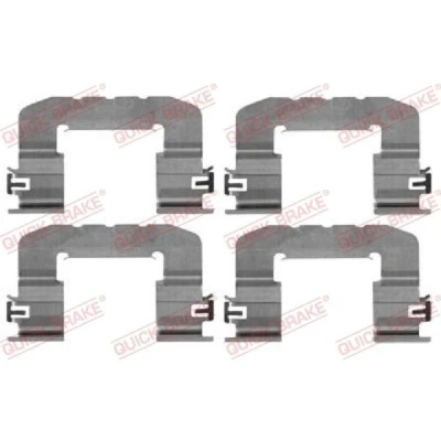 Bilde av QUICK BRAKE 109 0017 Tibehørsett, skivebremse belegg HYUNDAI: i30 II Hatchback, Veloster, KIA: cee‘d Sportswagon, CITROËN: C3 III