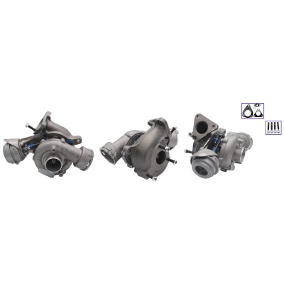 Bilde av ELSTOCK 91 1677 Turbolader Eksosturbolader, pneumatisk regulert reguleringselement (aktuator) med tetning AUDI: A4 B7 Avant, A6 C6 B6 Avant