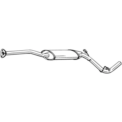 Bilde av Mellomlyddemper, skoda, 007590645, 007590645G, 115600511, 6U0253401C