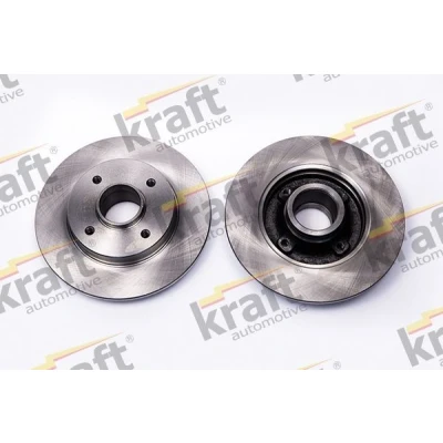 Bilde av KRAFT 6055925 Bremseskiver 249, 249,0 9,0 4 fullt ut uten hjullager, ABS sensorring PEUGEOT: 307 SW, Hatchback, Stasjonsvogn