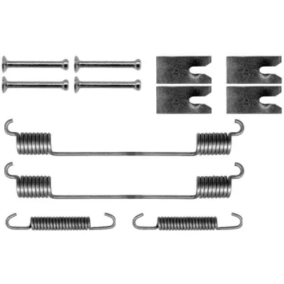 Bilde av TRW SFK351 Tilbehørsett, bremsesko FORD: Transit Connect Mk1 Van, OPEL: Corsa D Hatchback, FIAT: Grande Punto Hatchback