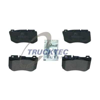 Bilde av TRUCKTEC AUTOMOTIVE 02.35.520 Bremseklosser framaksel klargjort for slitasjeindikator MERCEDES BENZ: C Klasse Sedan, T modell