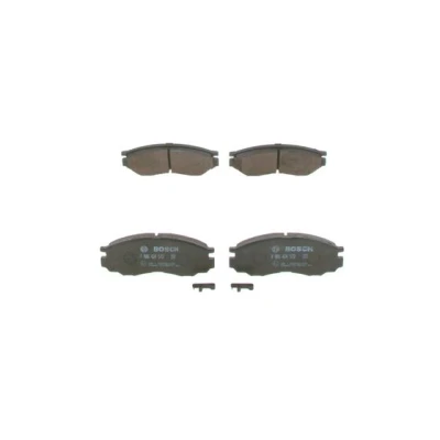 Bilde av BOSCH 0 986 424 572 Bremseklosser Low Metallic med akustisk slitasjevarsel antihyle blikk MITSUBISHI: PAJERO 2, L200 III Pick up