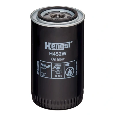 Bilde av HENGST FILTER H452W Oljefilter M24x1,5 Påskruingsfilter