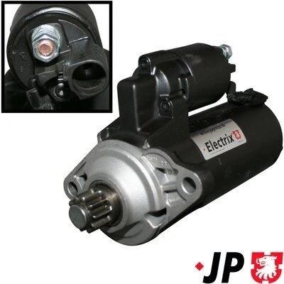 Bilde av JP GROUP 1190304300 Starter 12 1,7 10 VOLKSWAGEN: Touran I, Passat B6 Variant, Caddy 3, AUDI: TT Coupé, A3 Sportback, SKODA: Octavia 2 Combi