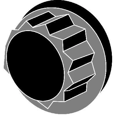 Bilde av CORTECO 016032B Sylindertoppskrue utvendig polygonhode 10