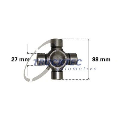 Bilde av TRUCKTEC AUTOMOTIVE 02.34.044 Hardyskive MERCEDES BENZ: Sprinter 3.5 T Van, Vito Minibuss, Mixto
