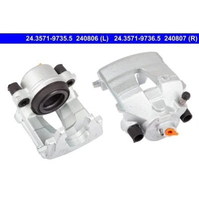 Bilde av ATE 24.3571 9735.5 Bremsecaliper uten holder VOLKSWAGEN: Golf 7, 7 Variant, Sportsvan, AUDI: A3 Sportback, SKODA: Octavia 3 Combi