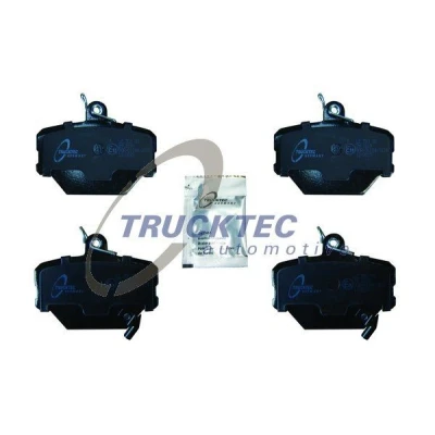 Bilde av TRUCKTEC AUTOMOTIVE 02.35.246 Bremseklosser framaksel SMART: Fortwo I Coupé, II Roadster Cabrio