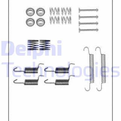 Bilde av DELPHI LY1386 Teilbehørsett, parkeingsbremse sko HYUNDAI: i20 I Hatchback, OPEL: Corsa D Hatchback