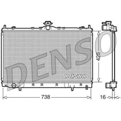Bilde av Radiator DENSO DRM45012