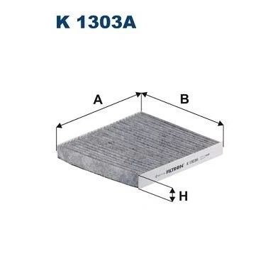 Bilde av FILTRON K 1303A Kupéfilter Karbonfilter 216 194 25 JEEP: Patriot, Compass, DODGE: Journey MPV, FIAT: Freemont