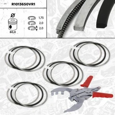 Bilde av Stempelringsett, audi,seat,skoda,vw