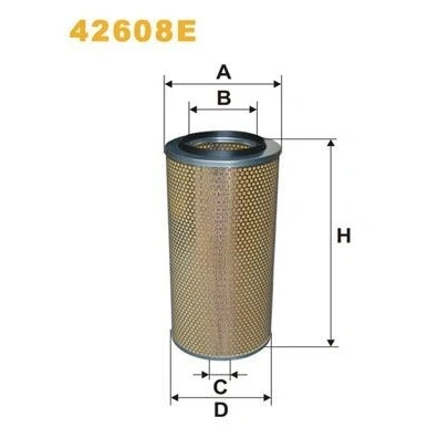 Bilde av WIX FILTERS 42608E Luftfilter 495 240 Filterinnsats