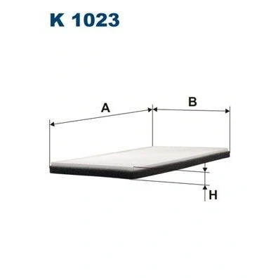 Bilde av FILTRON K 1023 Kupéfilter Partikkelfilter 291 179 17,5 RENAULT: MEGANE 1