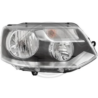 Bilde av DIEDERICHS 2273982 Frontlykter høyre H15, H7 Halogen med kjørelys for høyrekjøring motor høydejustering hovedlys VOLKSWAGEN: Transporter 5