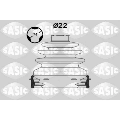 Bilde av SASIC 1904028 Drivakselmansjett framaksel, girkassesiden VOLVO: V50, S40 II, C30, FORD: Focus 2, 2 Kombi, RENAULT: GRAND SCENIC 3