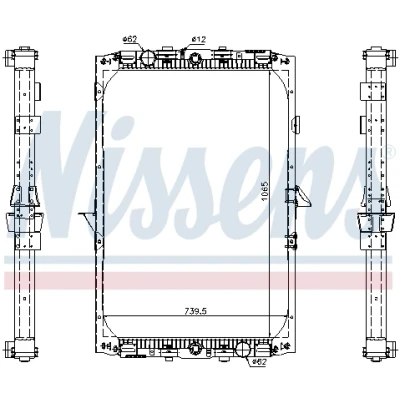 Bilde av Radiator NISSENS 61417A