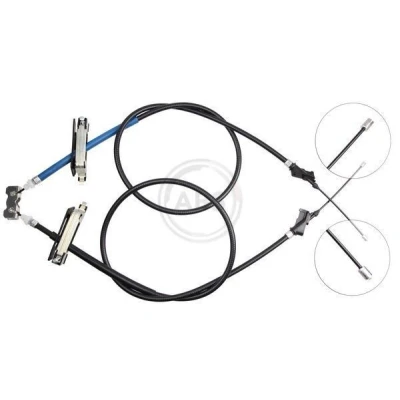 Bilde av A.B.S. K17442 Bremsekabel 1480, 1480 Trommelbrems FORD: Focus Mk1 Stasjonsvogn, Hatchback