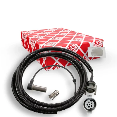 Bilde av FEBI BILSTEIN 104814 ABS Sensor venstre bakaksel, høyre bakaksel med hylse, fett 1800 2055 2145