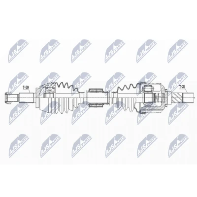 Bilde av Drivaksel, Framaksel venstre, renault grand scénic iv, 391019028R