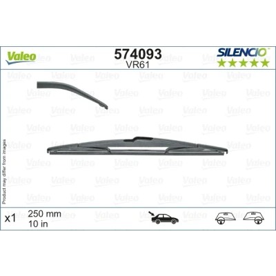 Bilde av Vindusvisker Valeo 574093 250mm bak Bøyleviskeblad TOYOTA: RAV4 IV SUV, Auris Stasjonsvogn, SUZUKI: SWIFT 5