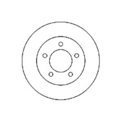 Bilde av MAPCO 15984 Bremseskiver framaksel 256 24 5 ventilert CHRYSLER: VOYAGER 4