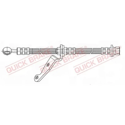 Bilde av Bremseslange, Framaksel venstre, honda cr v i, 01465S10010, 46411S10010