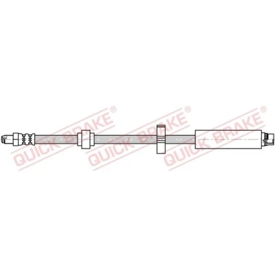 Bilde av QUICK BRAKE 32.818 Bremseslange 500 M10x1 PEUGEOT: 208 I Hatchback, CITROËN: DS3 Hatchback