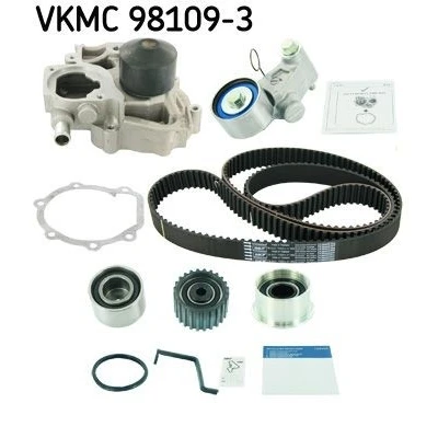 Bilde av SKF VKMC 98109 3 Vannpumpe + Registerreimsett med tetning 223 SUBARU: Legacy 4, Impreza II Stasjonsvogn, 4 Limousine