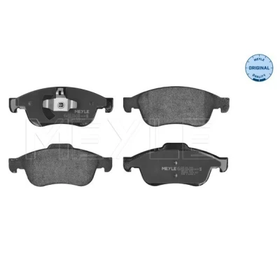 Bilde av MEYLE 025 249 1418 Bremseklosser ORIGINAL Quality framaksel ikke klargjort for slitasjeindikator med antihyle blikk RENAULT: Zoe, MEGANE 3