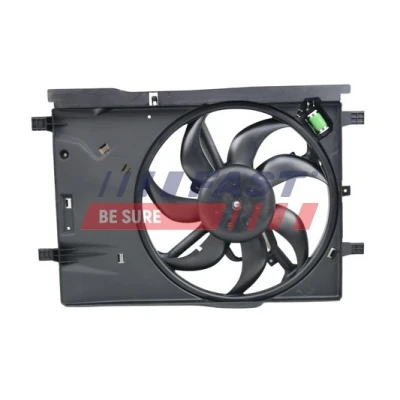 Bilde av FAST FT56011 Kjølevifte 390mm 12V 300W med kjølerøufteramme (kant)