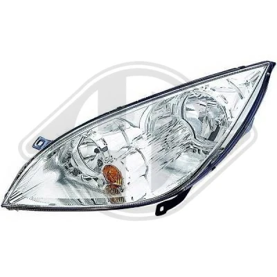 Bilde av DIEDERICHS Frontlykter venstre H7/H7 sølv 5807283 MITSUBISHI: COLT 6
