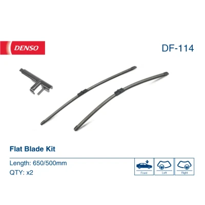 Bilde av Vindusvisker Denso Flat DF 114 Rammeløs VOLVO: V50, S40 II, BMW: X3, X4